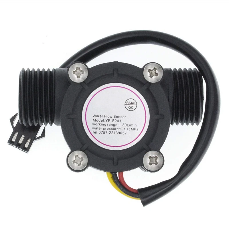 1-30L/min Water Flow Sensor Flowmeter 1/2" Flow Sensor Water Controller 2.0MPa For Measurement Device YF-S201