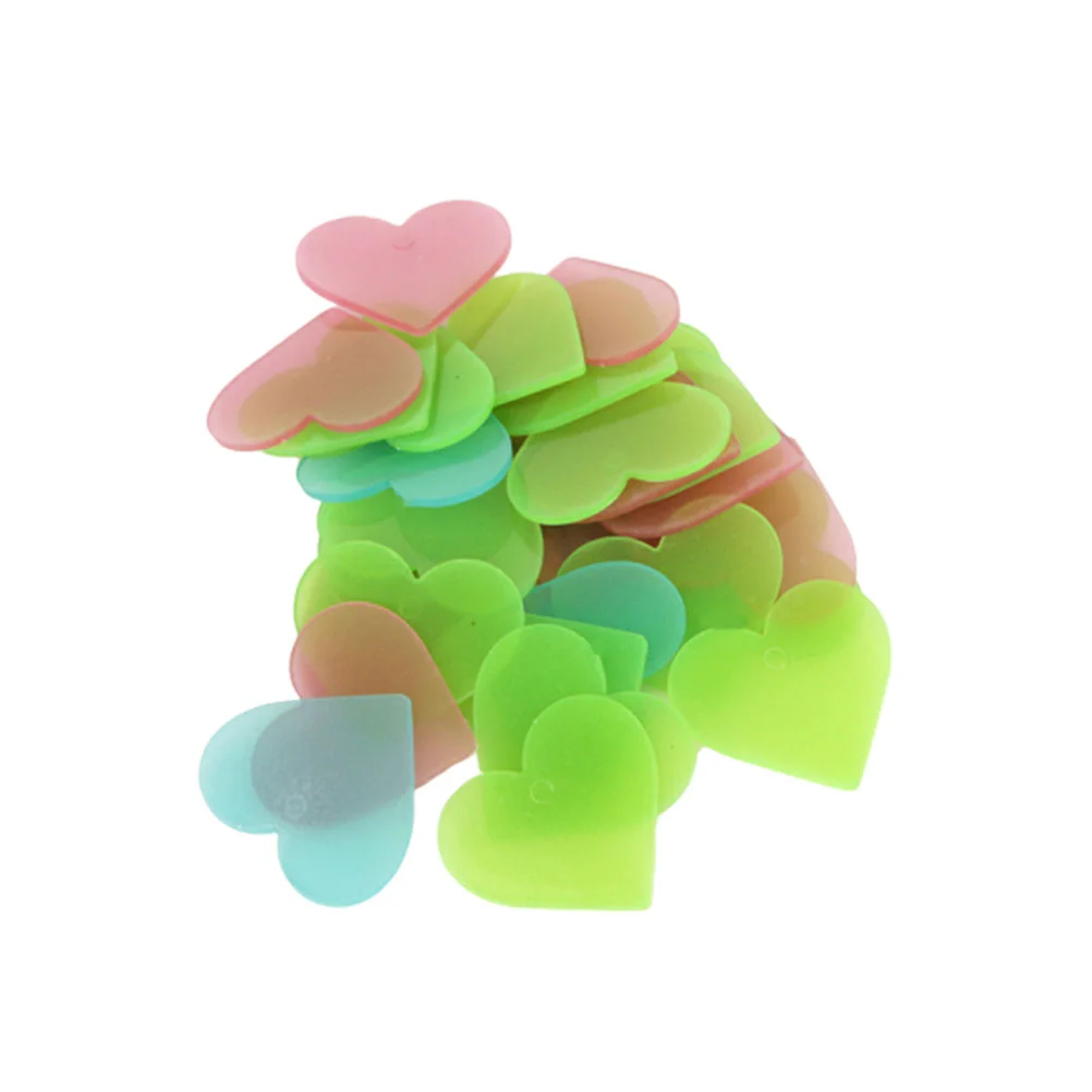 

200 Pcs Stickers Luminous Stereo Wall Decals Fluorescence Fluorescent Decorative Painting Child