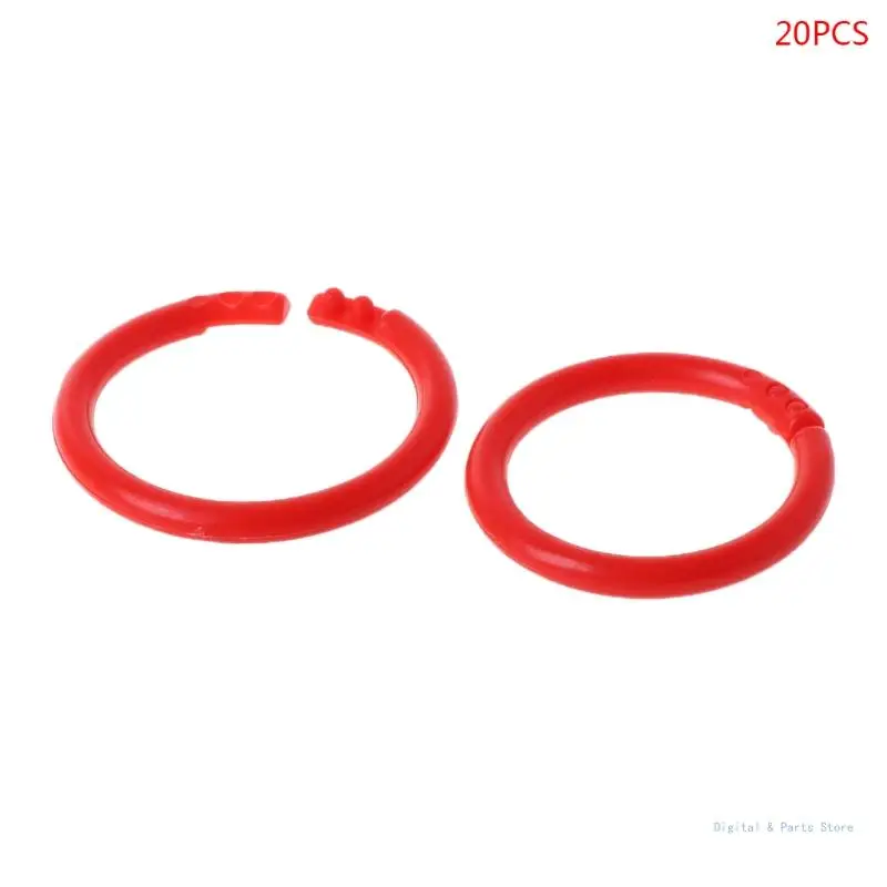 

M17F 20x for Creative Plastic Circle Multi-Functional Loose Leaf Ring Binder Hoop For