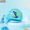 Cute Cartoon Children's Swimming Cap Mermaid Pattern Girls Silicone Swim Cap Dinosaur Crab Print Waterproof Swimming Hat for Boy 5