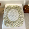 1PC Flower Printing Bed Sheet For Double Bed Adjustable  Elastic Band Wrap Around Mattress Cover Queen/king 매트리스커버 No Pillowcase 4