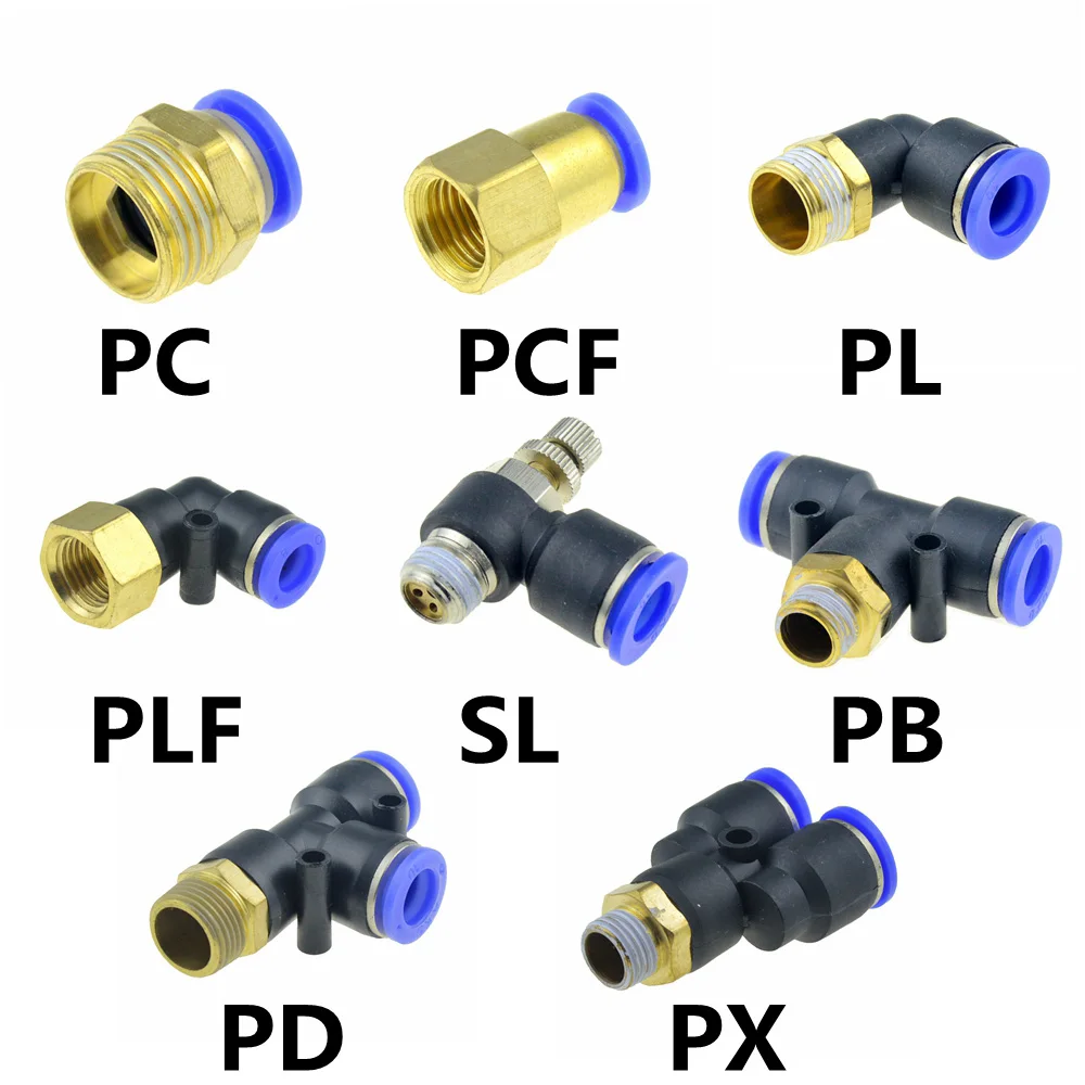 PneumaticQuickReleaseFittingConnector6mm8mm10mm12mmODHose