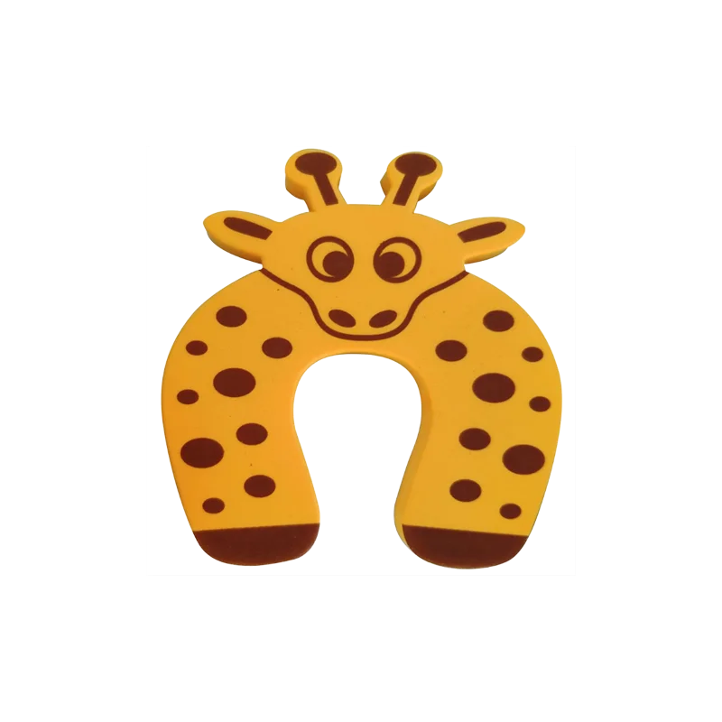 5Pcs/Lot Protection Baby Safety Cute Animal Security Door Stopper Baby Card Lock Newborn Care Child Finger Protector