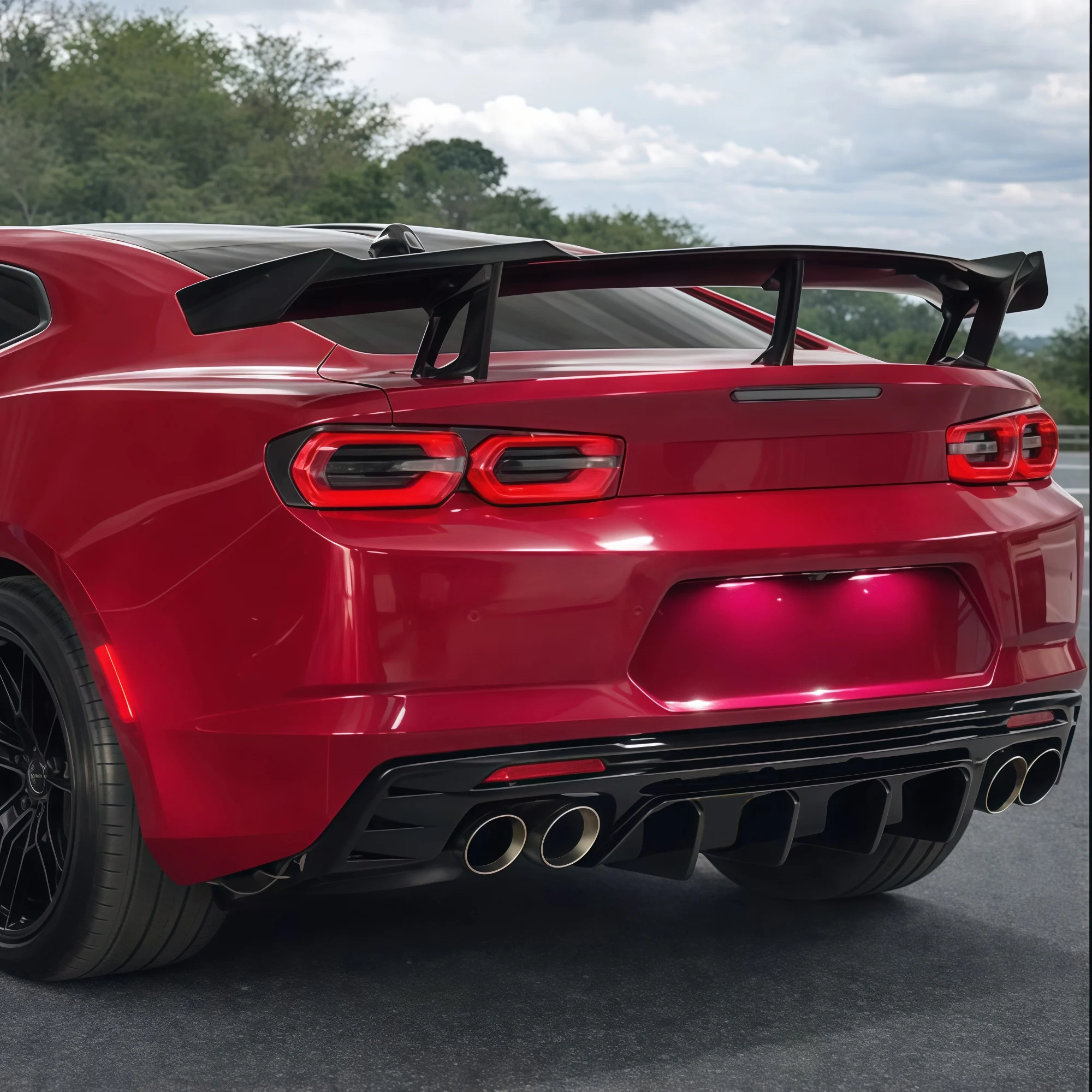 쉐보레 카마로 LT LS RS SS ZL1 2016-2024 2018 2019 2020 2021 리어 범퍼 디퓨저 스플리터 리어 발란스 디퓨저 바디 키트