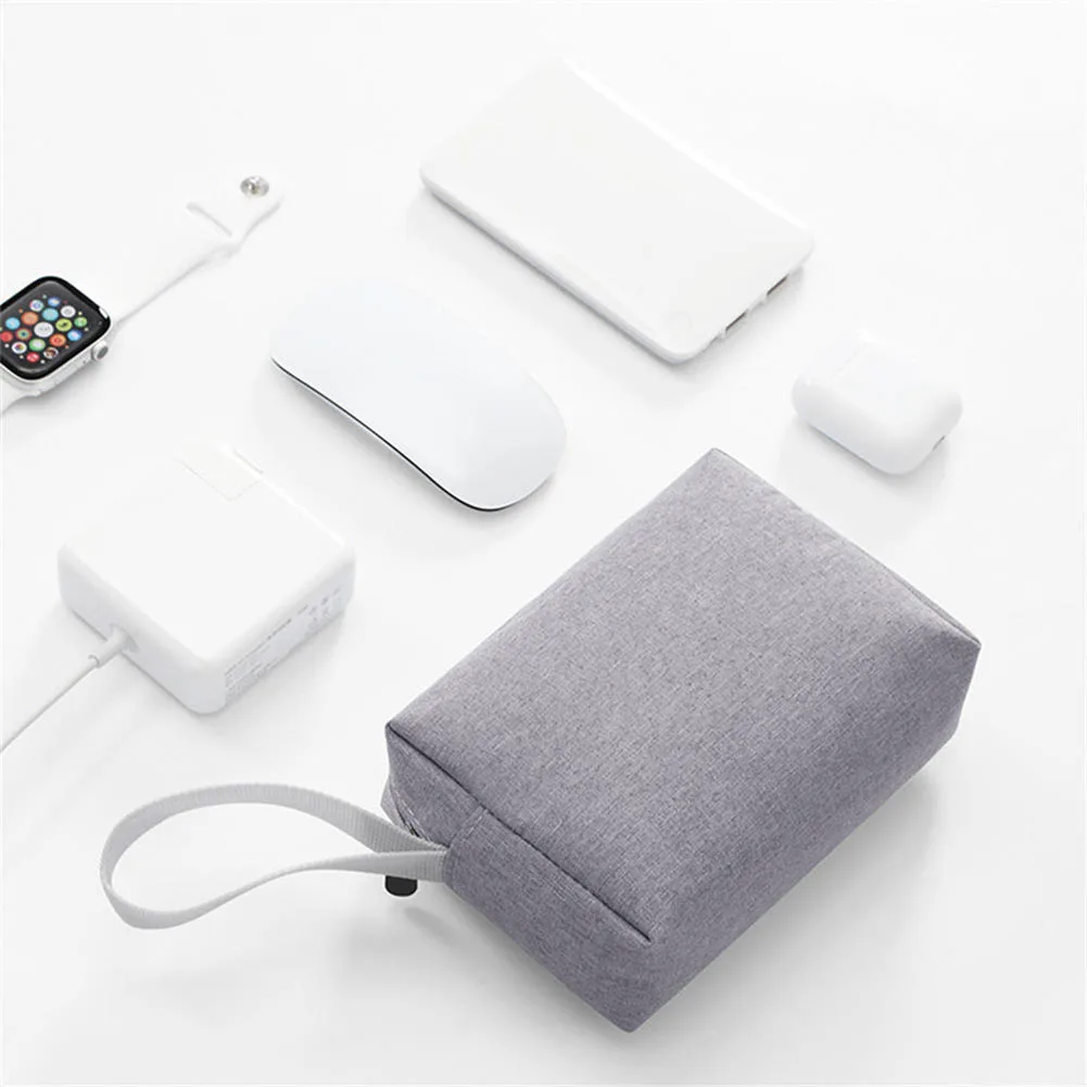 

Zipper Electronic Digital Bag Shockproof USB Data Storage Pouch For Home Bedroom