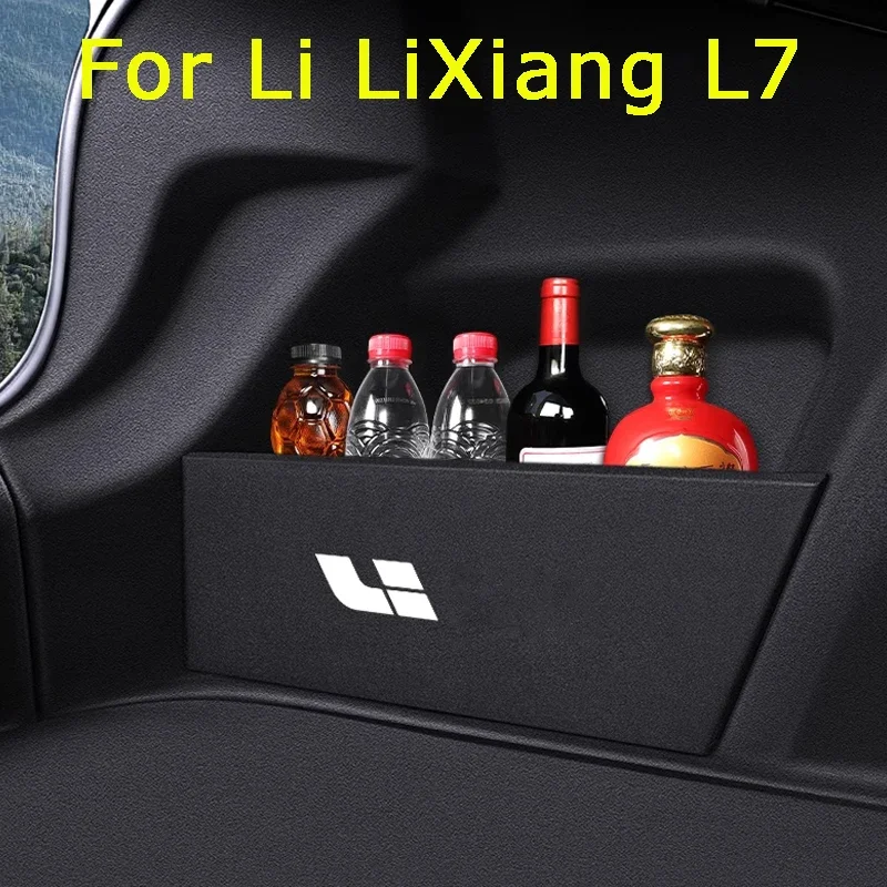 

For Li LiXiang L7 2023 2022 2021 Car Interior Trunk Organizer Storage Save Space Partition Decoration Auto Accessories