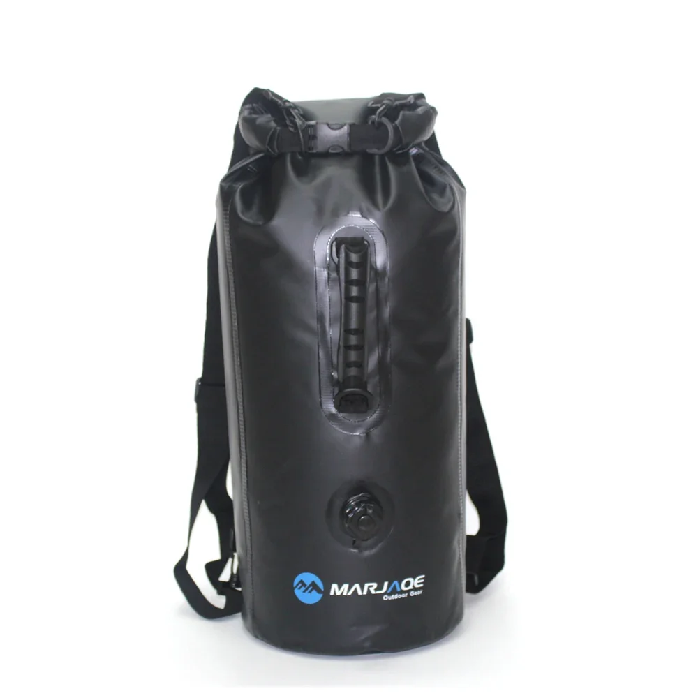 30L Inflatable Snorkeling Dry Bag Waterproof Swimming Bag Outdoor Hiking Backpack Rafting Drifting Dry Backpack Stuff Sack