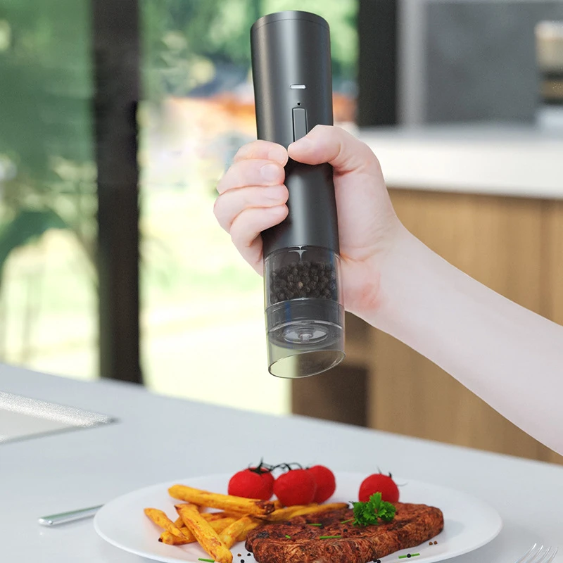 USB rechargeable Pepper mills Electric Pepper grinder Salt shaker mill Coffee beans grinder beans Grinding Tool