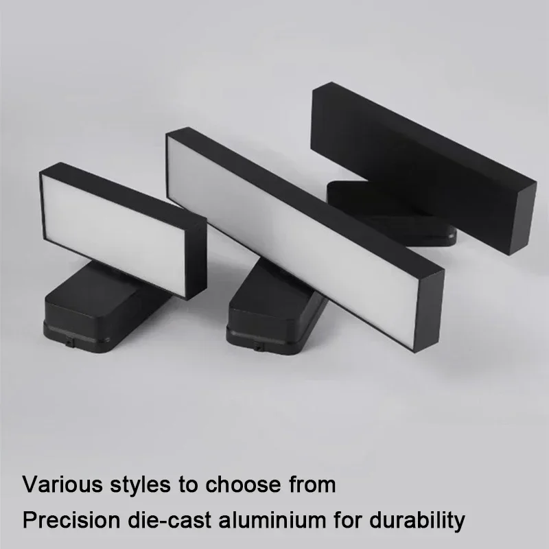 Led Wall Lamp Outdoor Waterproof Villa Entrance Fixture Courtyard Living Room Home Decorative Long Strip Aluminium Wall Lights