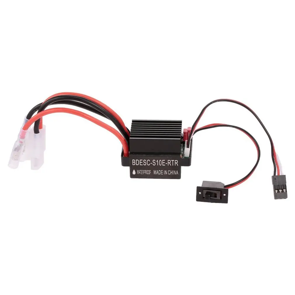 Contrôleur de vitesse ESC brossé étanche 320A 5V/2A BEC monté sur châssis de voiture RC