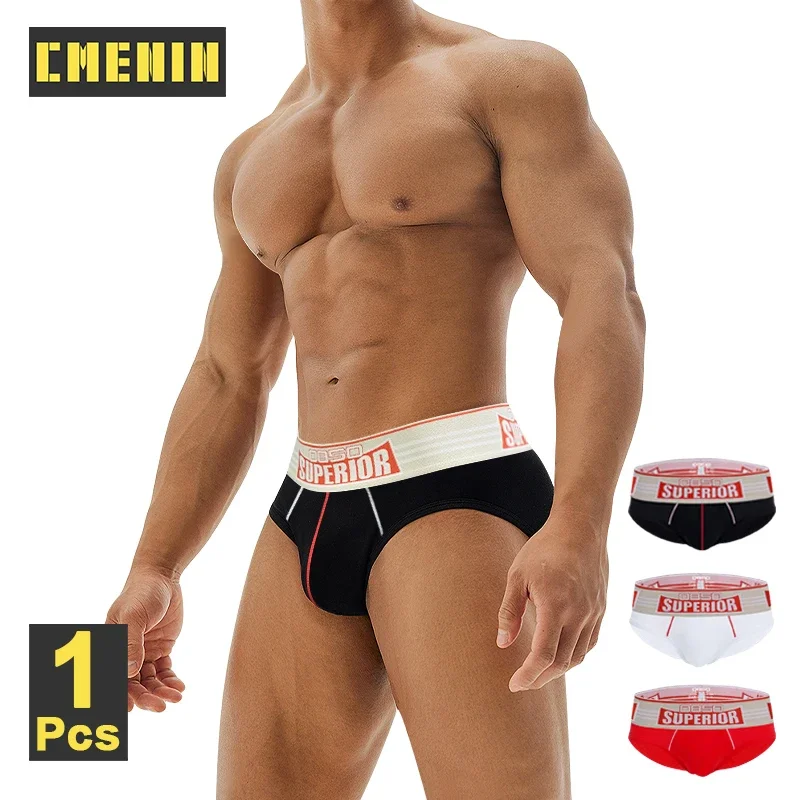 

CMENIN Sexy Mens Underwear Briefs Pouch Cuecas Man Cotton Bikini Sissy Panties Breathable Underpants Male Gays Slip Homme Srting