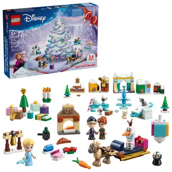 LEGO Disney’s Frozen Advent Calendar 2025 43273 Building Kit LEGO Minifigures for Kids Aged 5+ Birthday New Year Gift 231Pieces