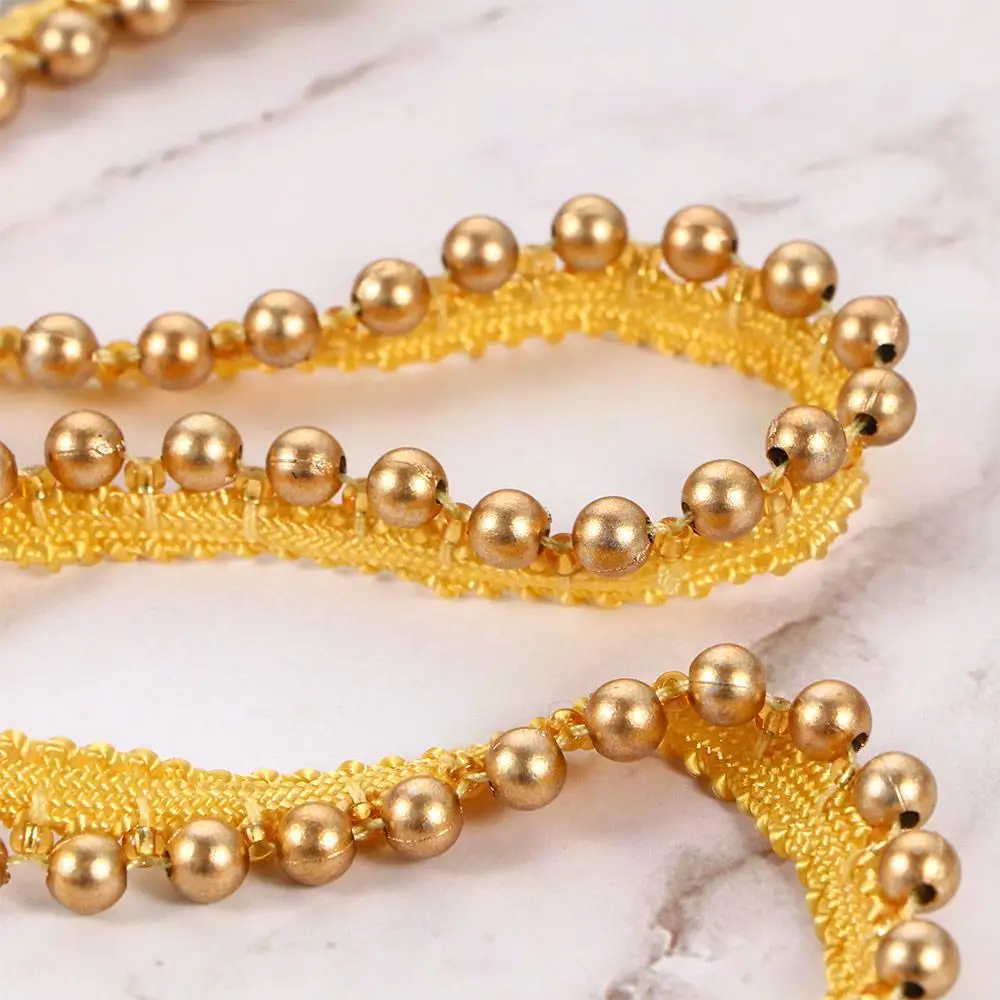 Description Picture 6 of itemYard Beaded Craft for Wedding Dress Decor Bridal Applique Headdress Lace Trim Garment Materials Ribbon Tape Sewing Accessories