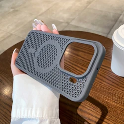 Magnetic Honeycomb Heat Dissipation Cooling Phone Case - OPPO Find X9 (Grey)