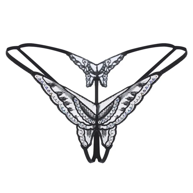 Lace Panties Female Underwear Women Panties Womens Underwear Sexy Open Crotch Briefs Thong Transparent T Pants
