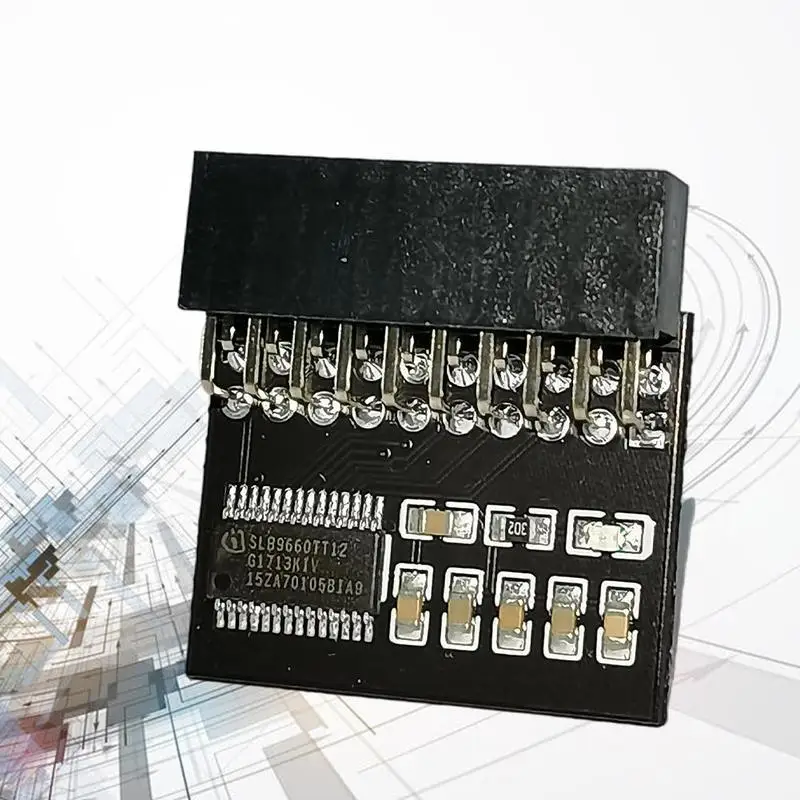 

Tpm 1.2 Encryption Security Module Board Remote Control TPM1.2 LPC 20 Pin Motherboards Card for ASUS MSI ASROCK GIGABYTE L3F2