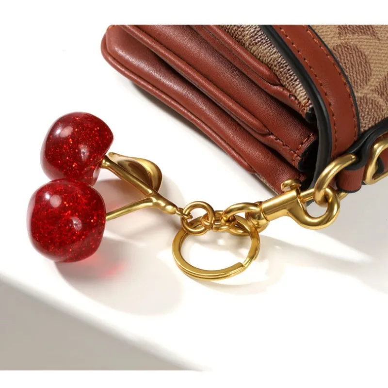 Bag Accessories 6 styles Cherry Pendants Suitable For Coach Bags Women's Handbags Shoulder Bags Keychain