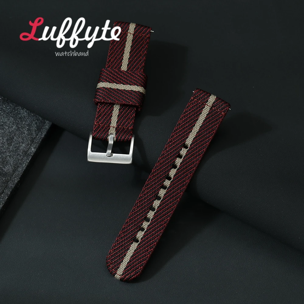 Versatile Quick Release Nylon Watch Strap - Durable Military Sport Bracelet