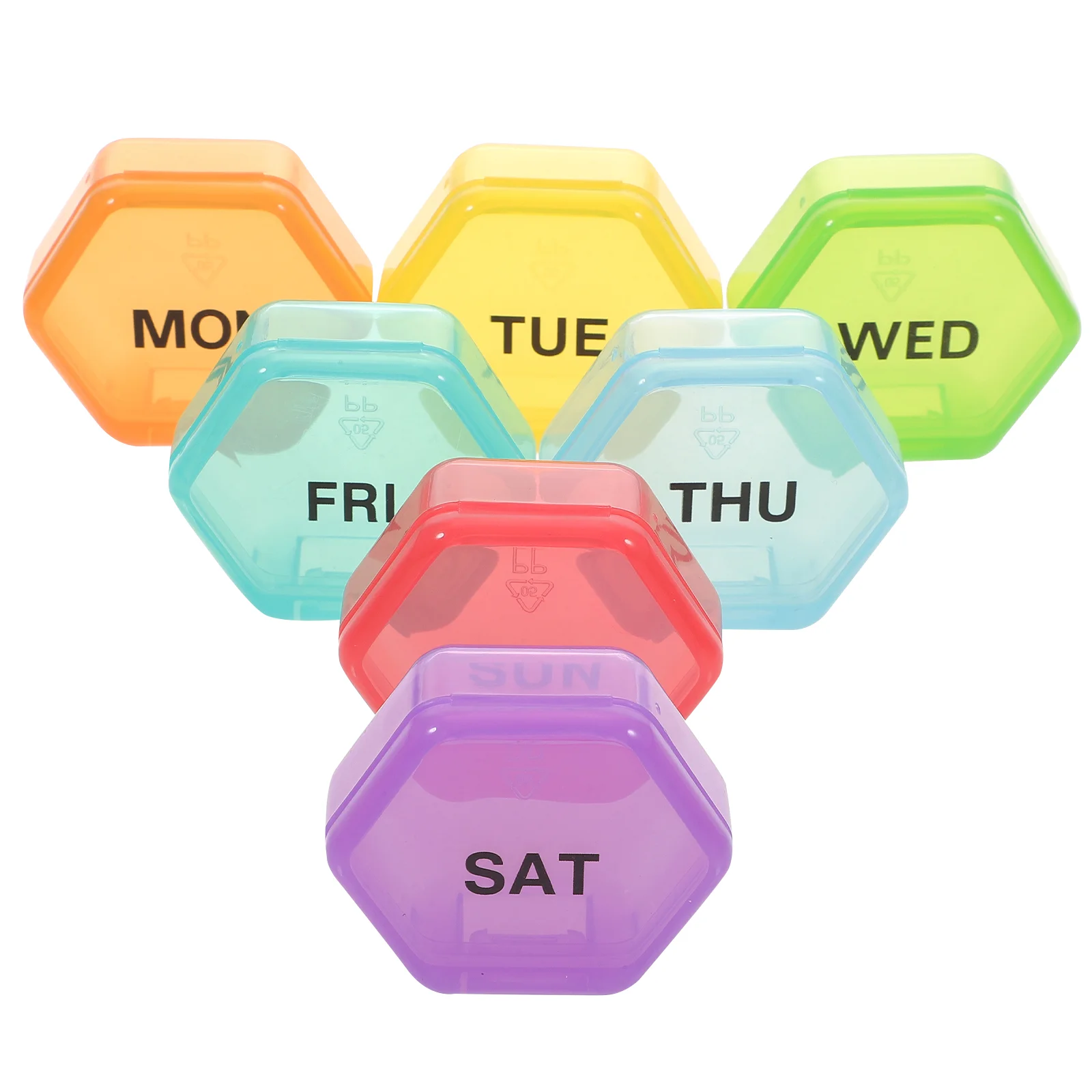 

Medicine Box Airtight Pills Case Household Holder Diamond Ear Plug Pp Weekly Travel Cabinet Organizer