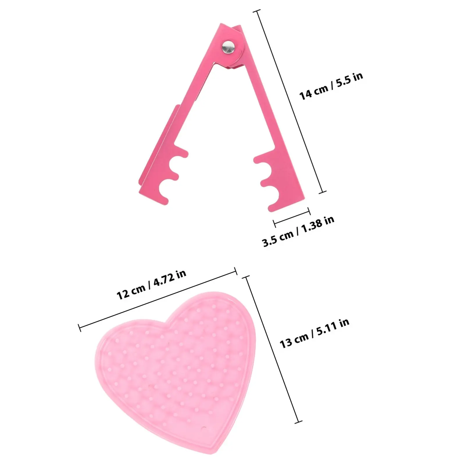 핑크 하트 모양 가시 제거기 12cm 플라스틱 철제 장미 잎 제거기 14cm 전정 가위 꽃가위 DIY 꽃다발 도구
