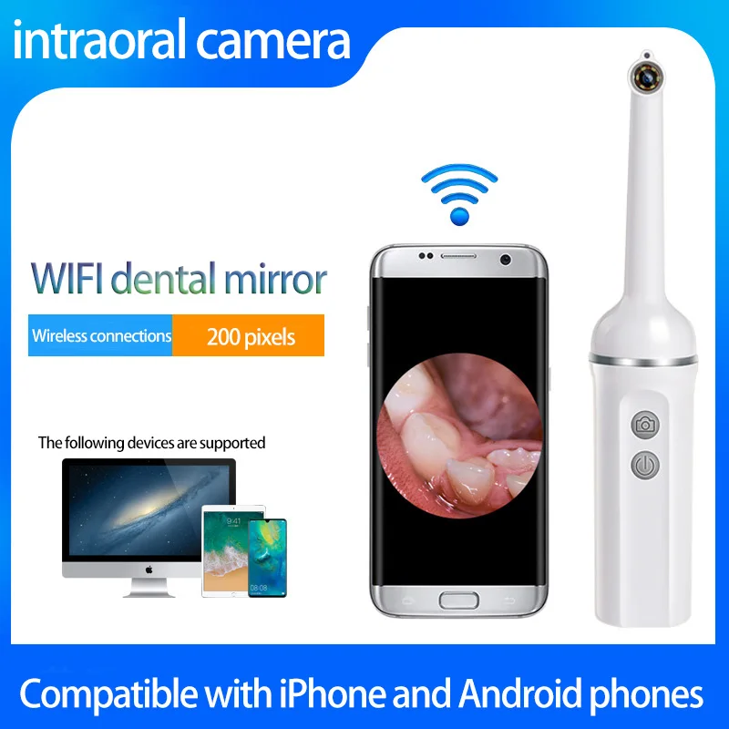 

High-definition visual dental mirror oral endoscope dental analyzer wifi endoscope adult and children dental endoscope