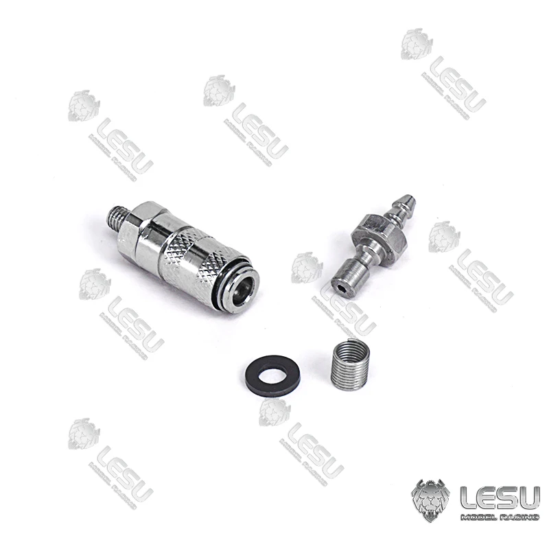 

Lesu Spare Parts Metal Hydraulic Tubing Connector For Diy Tamiyaya 1/14 Rc Dumper Truck Excavator Loader Bulldozer Model Th16733