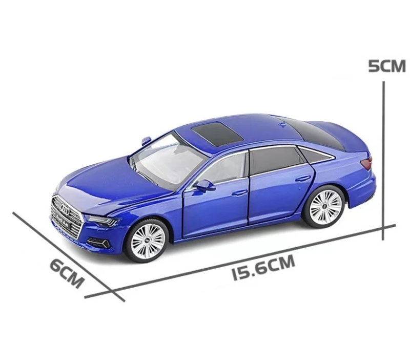 1:32 AUDI A6 Alloy Car Model Diecast & Toy Vehicles Metal Toy Car Model Collection Sound and Light Simulation Childrens Gift die cast toy cars