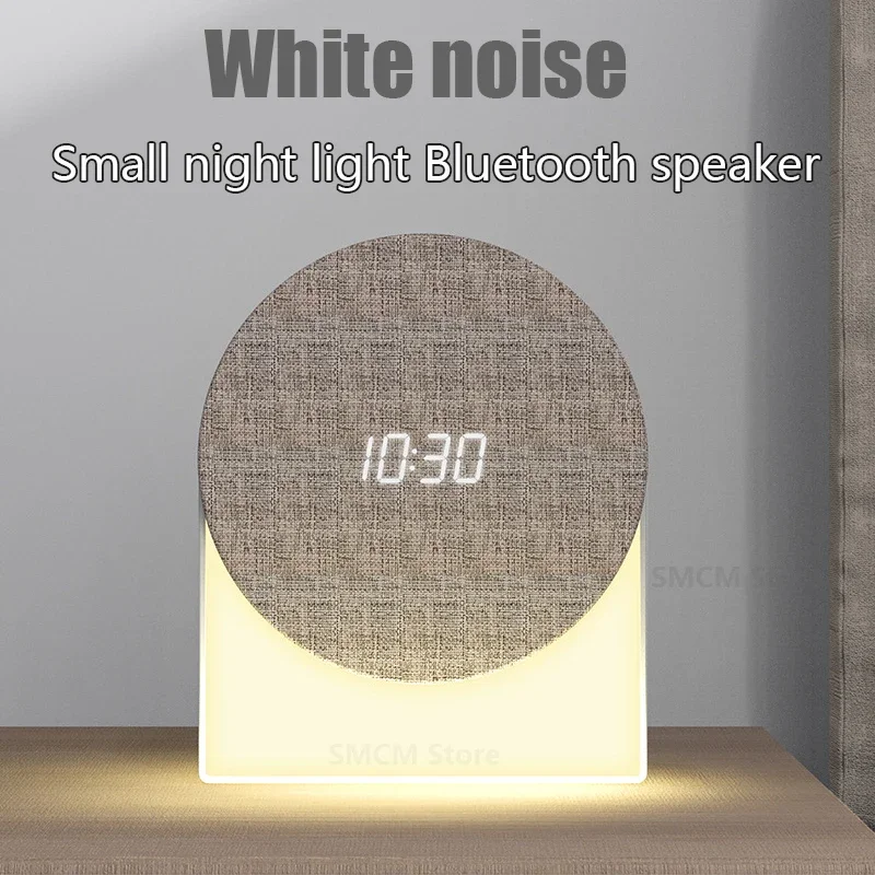 Nuovi Mini Altoparlanti Bluetooth A Rumore Bianco Retrò Subwoofer Portatile Vintage Sleep Aid Sound Box Con Supporto Luce Rgb Tf Card Play