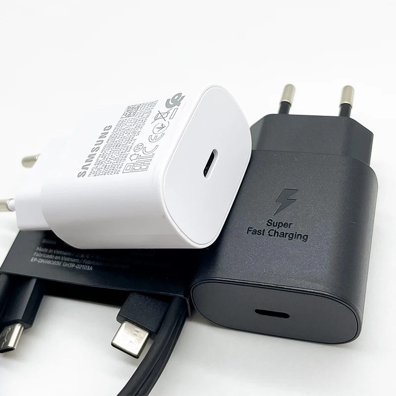 SAMSUNG 25W Super Fast PD Wall Charger with Type-C Cable
