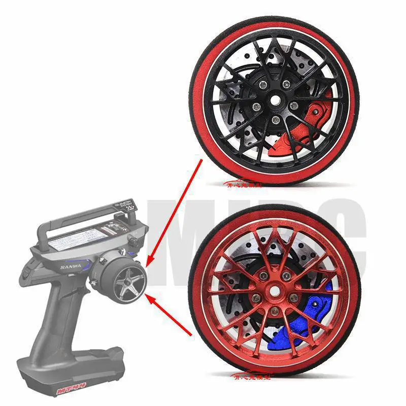 리모컨 휠 수신기 핸드 휠, Sanwa MT4 MT4S MT44 M11X M11 품질 5cm