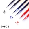 0.38mm 20pcs/bag Gel Pen Refill Office Signature Rods Red Blue Black Ink Refill Office School Stationery Writing Supplies 1