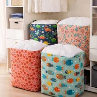 Cube Folding Fabric Storage Basket Closet Organizador Clothes Storage Boxes Home Office Shelf Organizers for Kids Toys Organizer 1