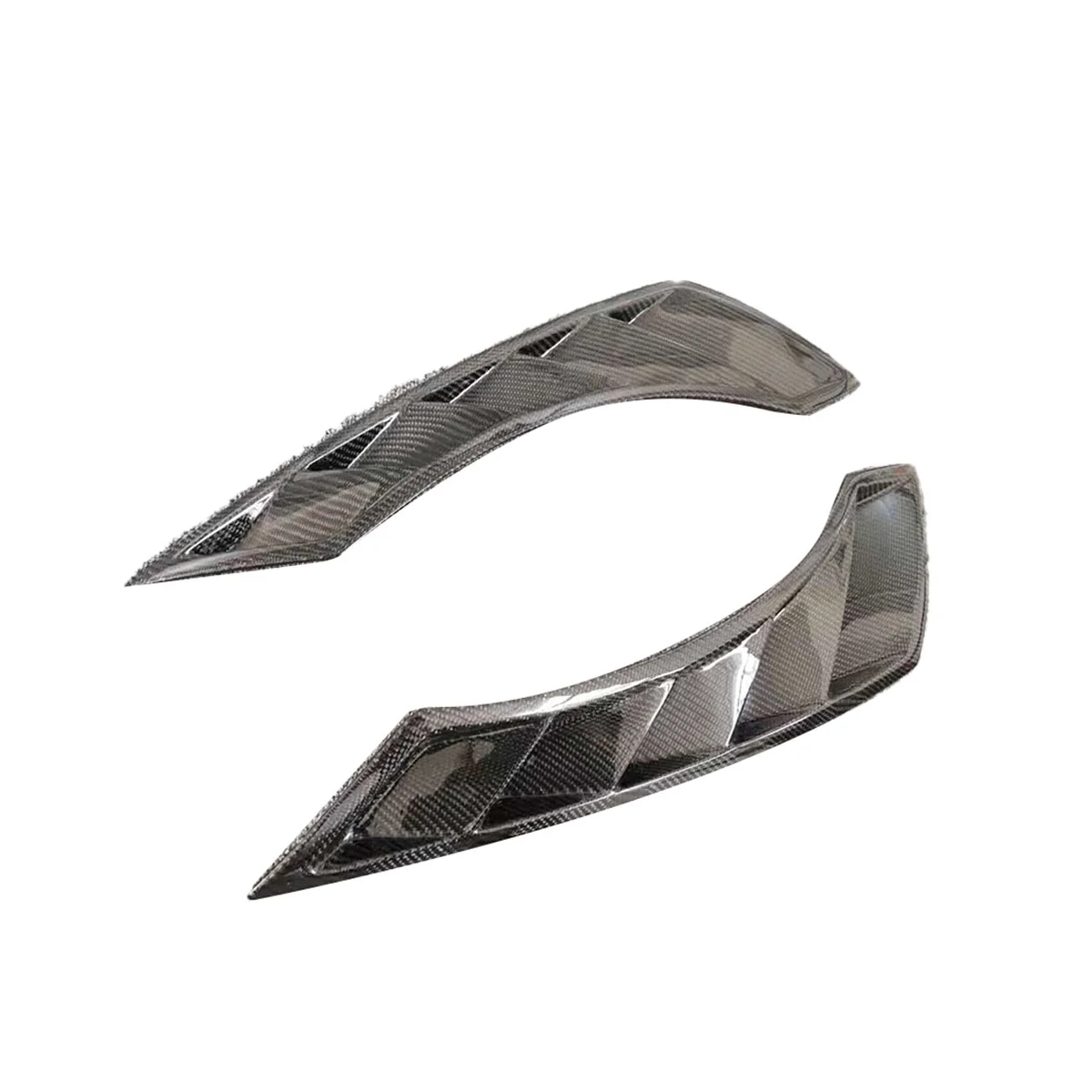 

For Nissan Battletech GTR R35 Nismo Model Carbon Fibre Head Sandboard Air Vent Front Fender