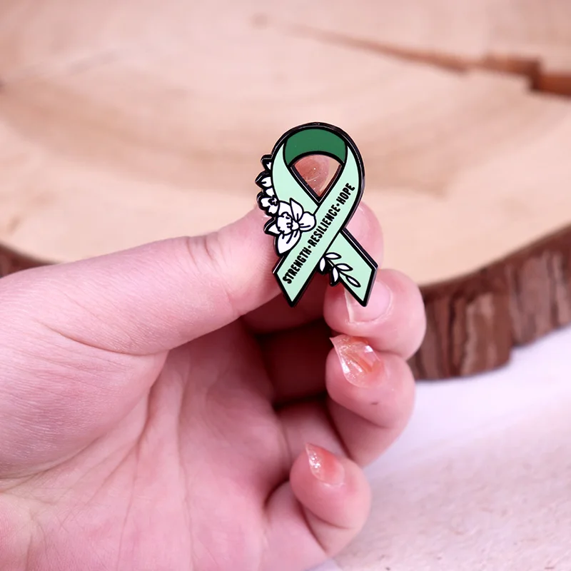 CRAFFANCY Blue Ribbon Pin, 50Pcs Colon Cancer Awareness Ribbons...