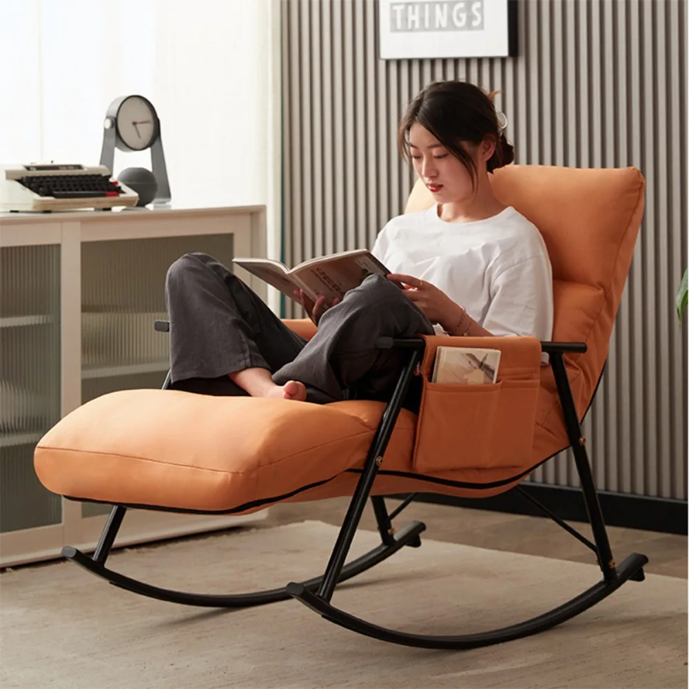 Bedroom Relaxing Lounge Chairs Nordic Lazy Sofas Rocking Chairs Living Room Furniture Lounge Chair Living Room Furniture Balcony