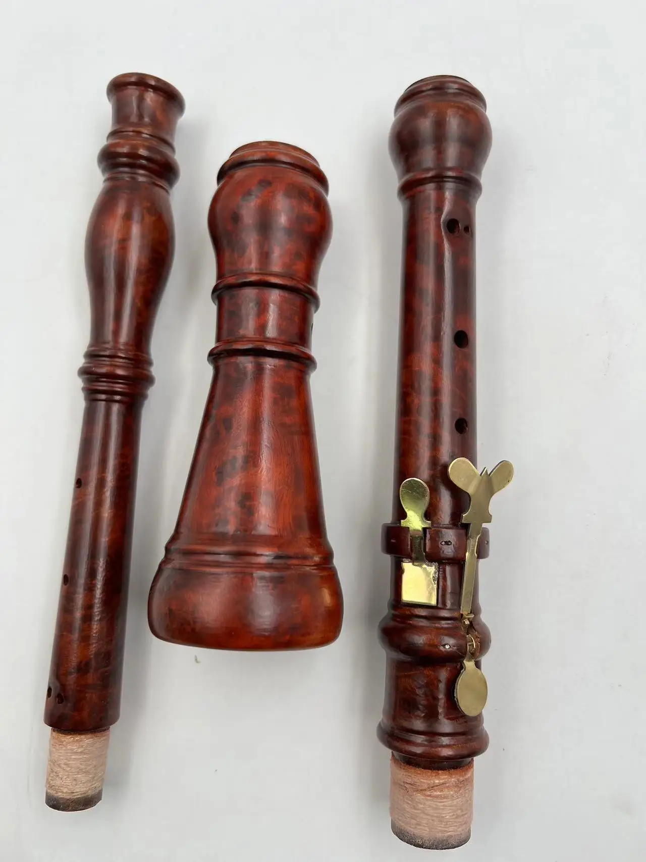 Professional Baroque style Oboe A-415HZ, Hard wood of bird's eye