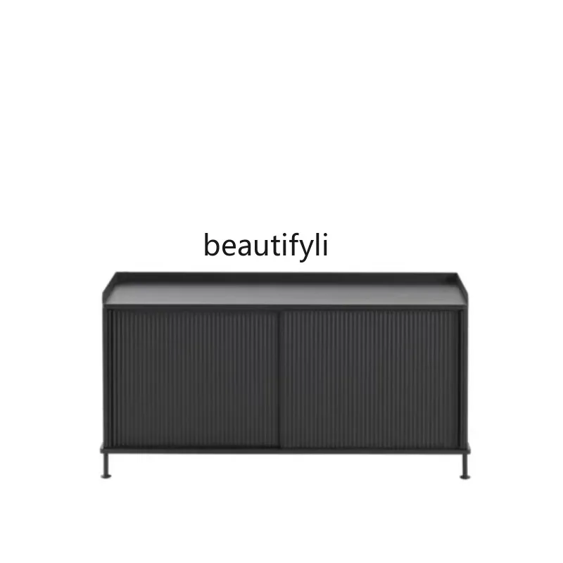 

Customized Nordic Light Luxury Solid Wood Sideboard European Style Small Apartment Home Entrance Living Room Storage Locker