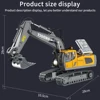 Hot Sale 2.4G HZ 1/24 Scale 11-Channel Alloy Remote Control Excavator RC Cars Digger Supper Real Engineering Excav 5
