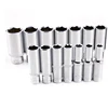 1pc 8-24mm Mm Deep Socket Adapter 3/8" Hex Socket Wrench Head Ratchet Hex Socket Nozzle Nut Driver Drill Hand Tool 3