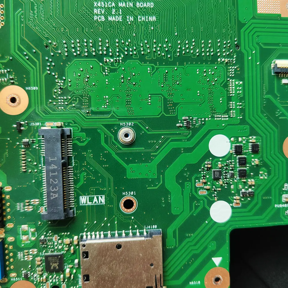 Mainboard Rev2.1 para Asus X451c F451 F451c X451ca Portátil Placa-mãe 1007u Cpu E89382 100 Testado Funcionando Bem X451ca - Imagem 2