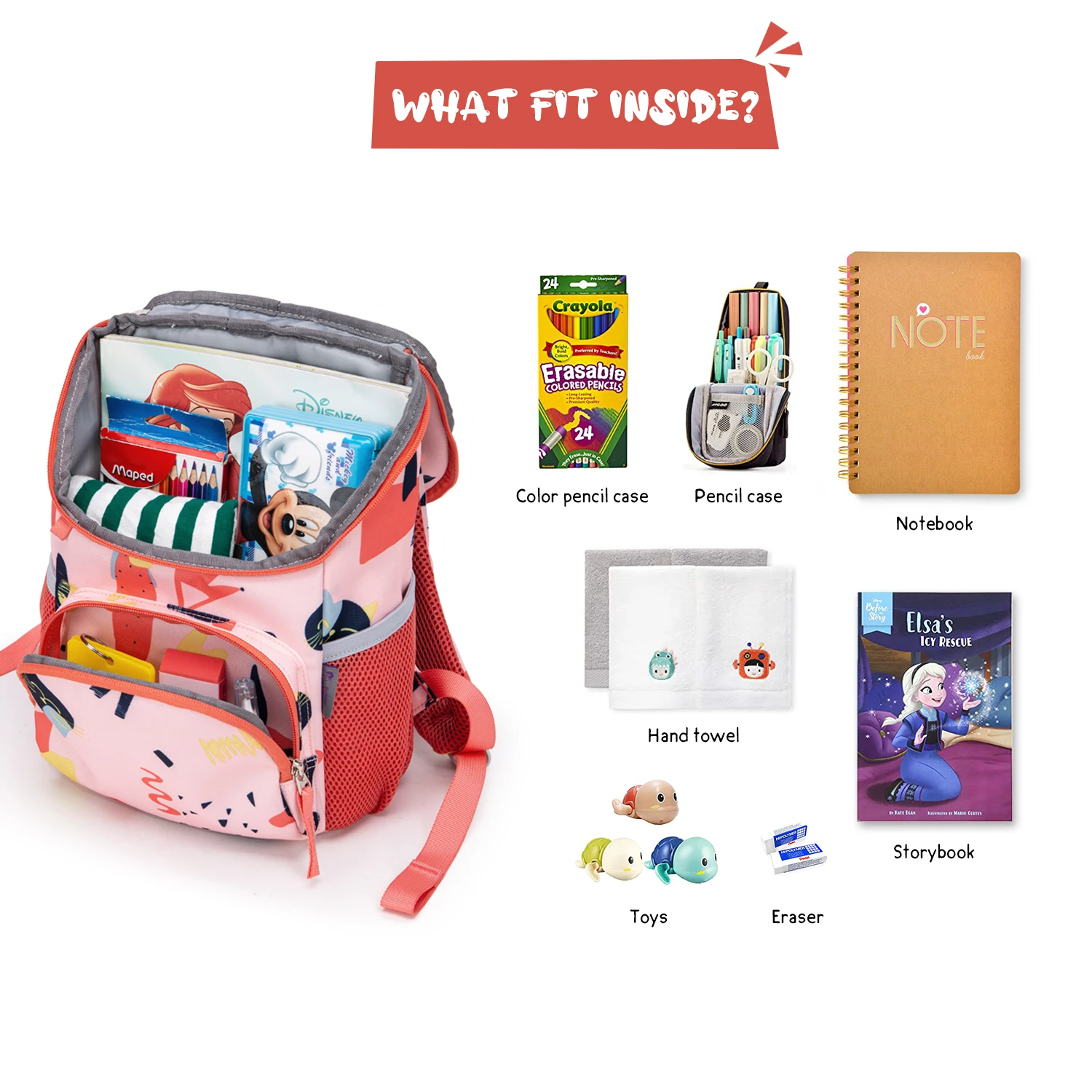 MOUNTAINTOP 5L Kids Toddler Backpack for Boys Girls Preschool Kindergarten Bag