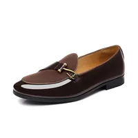 Men's Casual Business Loafers High Quality Luxury Leather Shoes f 6