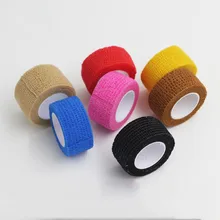 

4Rolls 2.5cm*4.5M Nail Art Polish Remove Bandage Ran Random Color Protective Flex Finger Wrap Tape Tools Napkins Lint-free Wipe