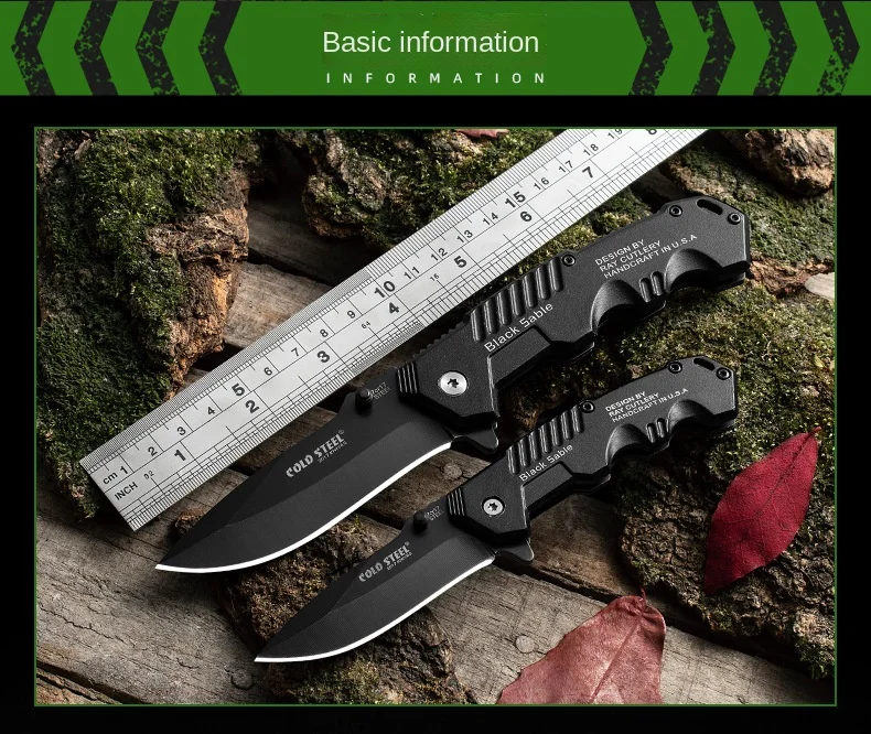 Hunting Folding Knife Tactical Survival Knives Hunting Camping Edc High Hardness Survival