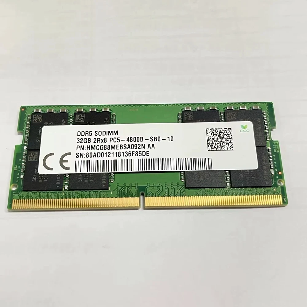 メモリー SKhynix DDR5 32GB, 2x16GB, 4800MHz SK hynix 32GB (16GB*2) DDR5 4800MHz PC5-38400 SODIMM Laptop
