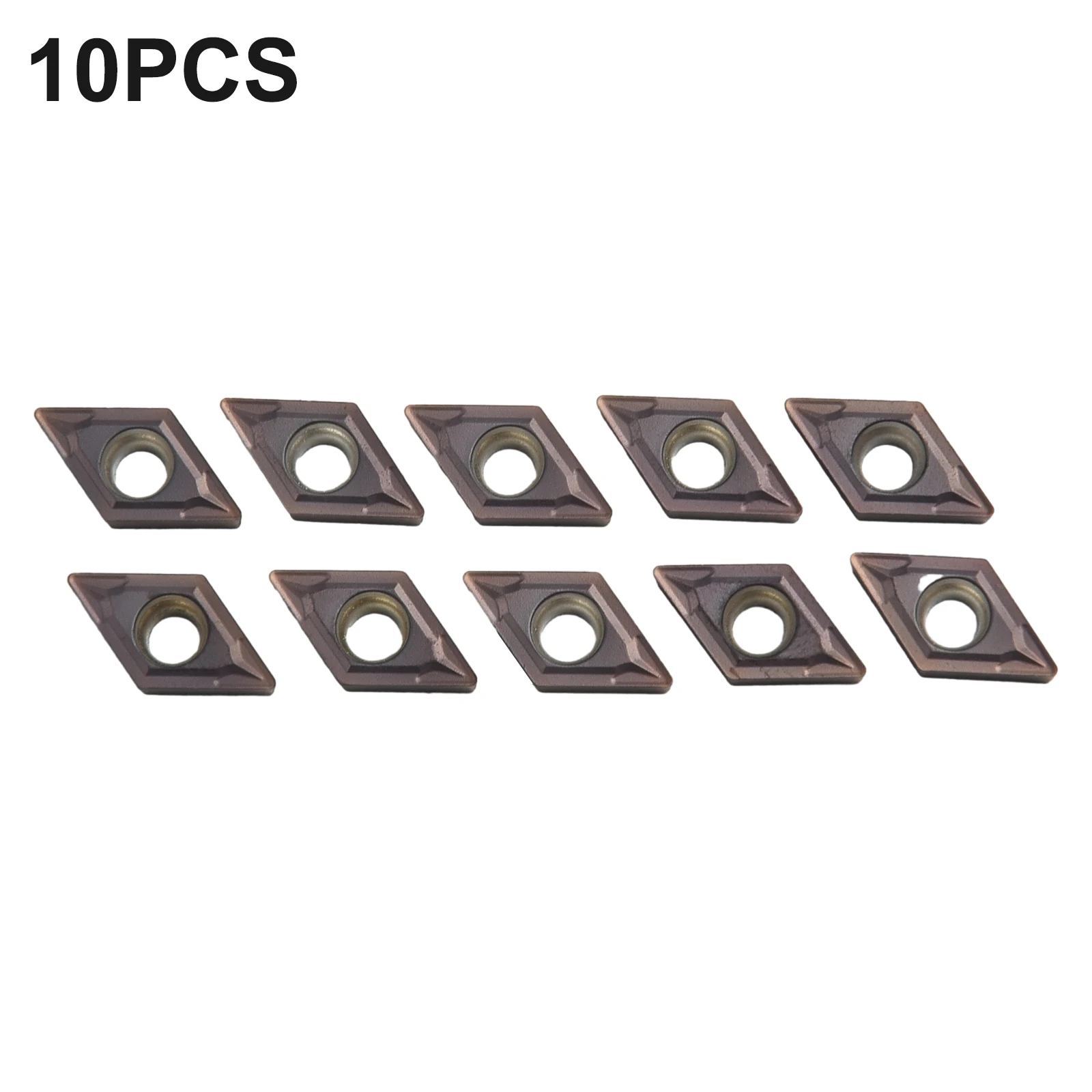 

Инструмент для фрезы, карбидные вставки, аксессуары, 10 шт. DCMT 2-1-SM DCMT070204 SM IC907 для нержавеющей стали, Индексируемые, практичные