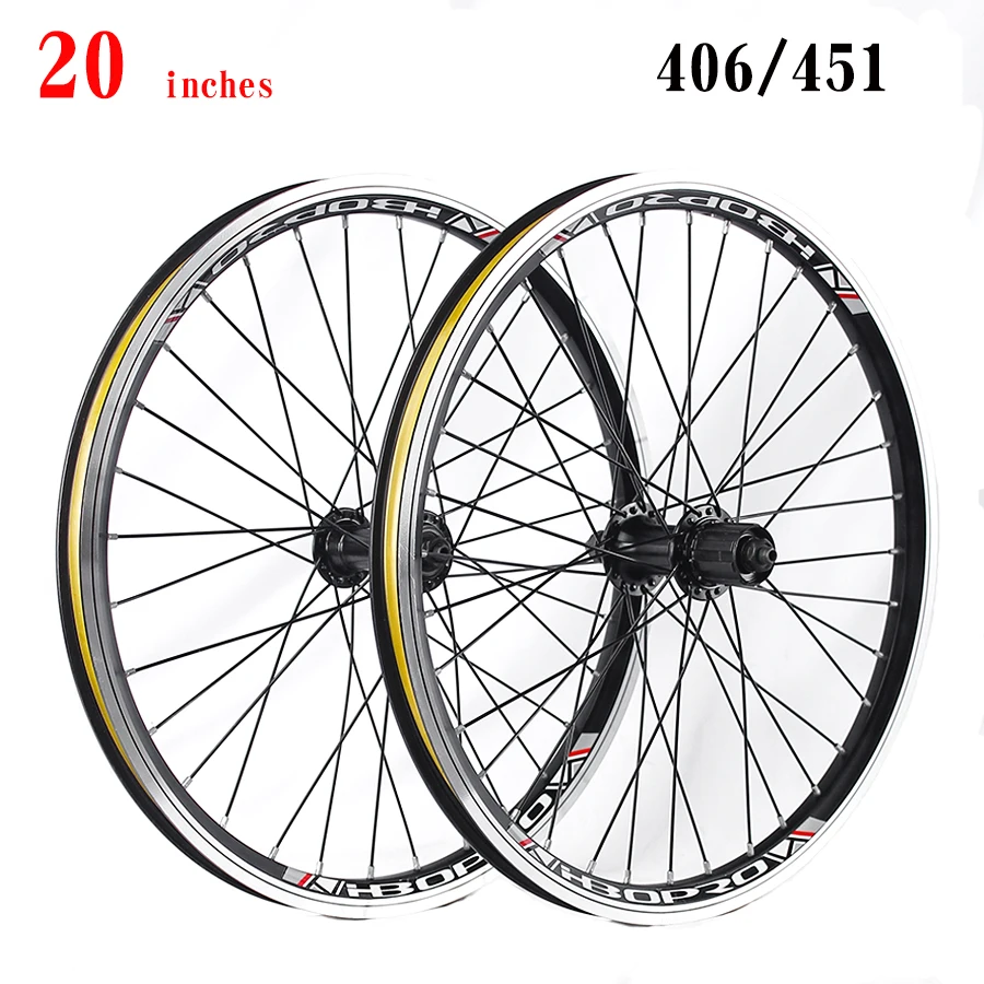 Jantes De Vélo Pliant De 20 Pouces En Alliage D