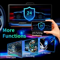 Caméra embarquée 2025 Imagebon H9 Plus 10,26 pouces 4K ADAS avec CarPlay et Android Auto sans fil, vision nocturne, surveillance de stationnement 24h/24, enregistreur vidéo de conduite 6