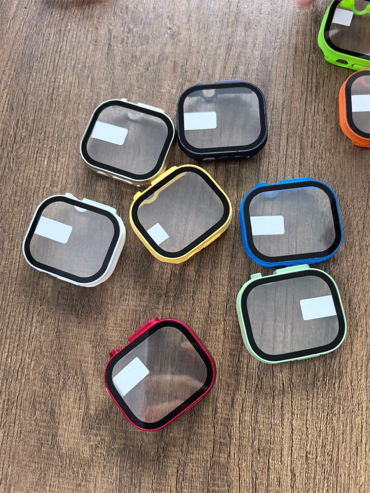 Premium Tempered Glass & Bumper Case for Apple Watch - Protective Smartwatch Cover & Accessories