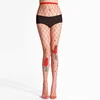 Товары Для Беременных Sparkle Hollow Out Ultra-thin Embroidered Flower Pantyhose Sheer Stocking Tights Medias Lolita Колготки 5